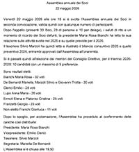 Assemblea anno 2026