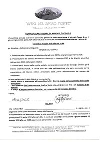 Convocazione Assemblea Anno 2024