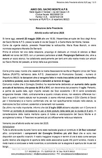Relazione Presidente 2026