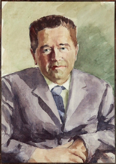 2 Ritratto di Leopoldo Giampaolo (A. Ricci, 1987)