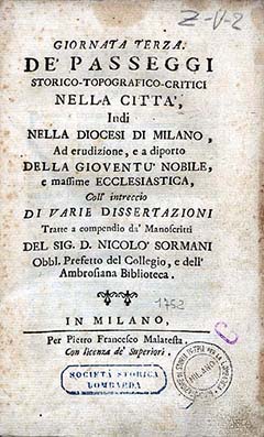 6 La copertina della terza giornata dei Passeggi